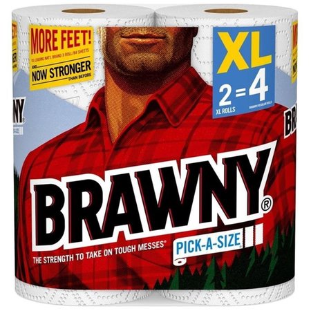 GEORGIA-PACIFIC Georgia Pacific  Brawny Paper Towel; White - Pack of 2 249962